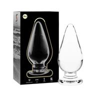 Plug Anale Luxury Pear in Vetro Borosilicato Diametro 5 cm Tappo Nebula