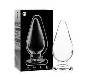 Plug Anale Luxury Pear in Vetro Borosilicato Diametro 5 cm Tappo Nebula