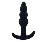 Plug anale Massaggiatore della prostata Plug anale in silicone Set di plug anale per principianti Kit di perline ano per principianti Accessori erotici Giocattoli sessuali Coppie(C)