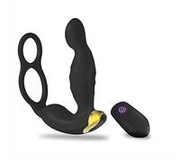 Plug anale Massaggiatore della prostata Vibratore anale Giocattoli del sesso App Stimolatore del vibratore della spina di estremità di controllo senza fili (tipo B)