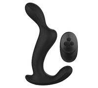 Plug anale Massaggio prostatico Vibratore anale remoto 10 velocità Anello di ritardo Stimolare l'ano Plug Butt Giocattoli adulti del sesso 18+