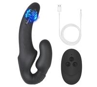 Plug anale Masturbatore anale Giocattoli sexy per adulti Macchina del sesso Giocattoli sessuali Per Masturbazione wireless lesbica Strap-on Vibratore G Spot Doppio