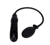 Plug anale Masturbatore gonfiabile con dildo, plug anale, enorme dildo con butt plug nero, grandi giocattoli sessuali per masturbazione da donna Per macchina del sesso per donne