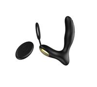 Plug anale Masturbatore uomo vibratori doppio anello butt plug spina anale remota senza fili scossa elettrica impulso giocattoli del sesso Per prodotti per adulti macchina del sesso