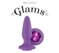 Plug anale maxi con pietra big dilatatore in silicone butt grande dildo liscio