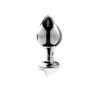 Plug anale maxi in vetro butt glass dilatatore indossabile dildo tappo fallo sex