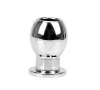 Plug anale Metal Hollow Anal Plug Douche Prostata Massager Sex Toys Gay Butt Plug Materiale anale : Metallo