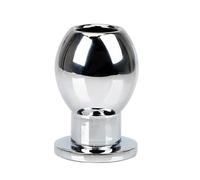 Plug anale Metal Hollow Anal Plug Douche Prostata Massager Sex Toys Gay Butt Plug Materiale anale : Metallo