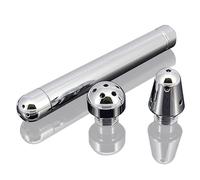 Plug anale Metallo anale pulito doccia acqua ugello 3 stile spina testa pulizia anale vagina kit pulito/rubinetto spina anale giocattolo del sesso anale