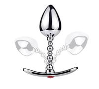 Plug anale Metallo indossabile Altalena Plug anale Masturbatori Ano anale Butt Plug Giocattolo del sesso Per Uomini e donne Masturbatore Dildo Macchina del sesso Giocattoli sexy per adulti