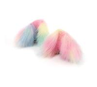 Plug anale Metallo piccola fascia di seta rosa coda palla anale tallone Butt Plug set giocattolo del sesso gioco cosplay (orecchio)