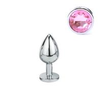 Plug anale Mini piccolo medio grande set cuore di cristallo rotondo oro arcobaleno perline anali in metallo butt plug inserto per gioielli vibratore giocattolo del sesso