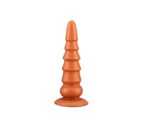 Plug anale Morbido Plug anale Gel di silice Grande Butt Plug Dildo anale Masturbatore del punto G Macchina del sesso Giocattoli del sesso anale Per Uomini Donne Tappi per allenamento di testa