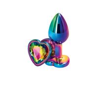 Plug anale Mulitcolor Heart S