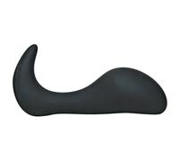 Plug anale nero in silicone morbido piccolo fallo mini tappo black fallo sex toy