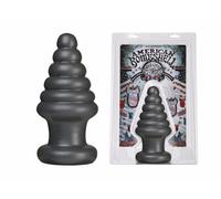 plug anale nero maxi fallo dildo grande enorme impermeabile morbido anal black