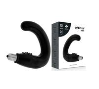 Plug anale nero morbido 12 cm circa con vibrazioni potenti nuovo anche perineo