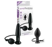 plug anale nero vibratore in silicone dildo stimolatore gonfiabile con ventosa