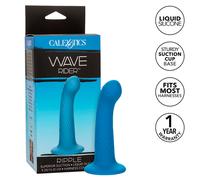 Plug Anale Ondulato Calexotics Wave Rider Ripple - Silicone, Blu