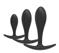 Plug anale Palla anale per principianti Teaser nero Comfort Butt Plugs Per Corpo Masturbatore Dildo Sex Machine Giocattolo del sesso Gioca Donne Butt Training Plugs