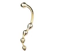 Plug anale Perline anali in metallo Masturbatore Macchina del sesso Butt plug anale Dildo G-spot Butt Training Plugs P Spot Sex Toys Drop shipping Giocattoli sexy per adulti