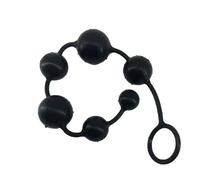 Plug anale Perline anali lunghe Coda Butt Plug Giocattoli del sesso Masturbatore Palline anali Pull Ring Buttplug Uomini Macchina del sesso Prodotto adulto