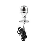 Plug anale Piccola scossa elettrica Butt Plug in metallo Stimolazione elettrica bipolare Perline anali Plug Giocattolo di controllo dell'unità di massaggio della prostata