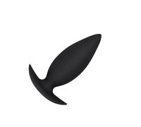 Plug anale piccolo dildo liscio in silicone mini butt dilatatore morbido black