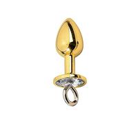 Plug anale Piccolo medio grande perline anali Butt plug Morsetti per capezzoli di perle Set con catena Clip per seno in metallo Bondage Coppia Gioco giocattolo