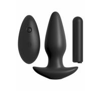 Vibratore anale remote control silicone plug anal fantasy collection