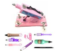 Plug anale Pistola di pompaggio della masturbazione femminile della macchina automatica del sesso con allegati di dildo Giocattoli del sesso Per Vibratore del dildo della spina anale delle donne