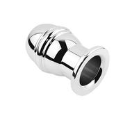 Plug anale Plug anale cavo in metallo con plug anale Tunnel Toy Speculum anale Ano SM Sex Toys Coppia anale(M)