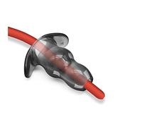 Plug anale Plug anale cavo in silicone morbido Ingrandisci perline anali Butt plug anale Ano Masturbatore Prostata Giocattolo del sesso