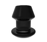 Plug anale Plug anale cavo Plug anale Dilatatore Pulizia del tunnel Doccia di ancoraggio Massaggiatore della prostata Merci (nero XXL)