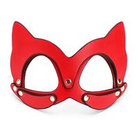 Plug anale Plug anale Coda in silicone in acciaio inossidabile Dildo erotico Butt plug Coda Ano Sex Shop Giochi per adulti Giocattoli sessuali (Maschera rossa)