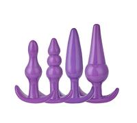 Plug anale Plug anale Combinazione Perline anali Butt Plug Set Coda Stimolatore dell'ano Giocattoli Prostata Prodotti del sesso gay