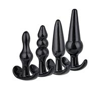 Plug anale Plug anale Combinazione Perline anali Butt Plug Set Coda Stimolatore dell'ano Giocattoli Prostata Prodotti del sesso gay