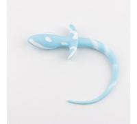 Plug anale Plug anale con coda di cane Plug anale in gel di silice Punto G Giocattoli erotici per adulti Per Giocattolo da gioco con plug anale con coda modello arcobaleno