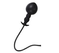 Plug anale Plug anale con dildo gonfiabile con diametro di espansione con 5 perline in silicone incorporato Enorme butt plug giocattolo del sesso anale