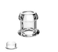 Plug anale Plug anale con perline anali cave con tappo Tunnel Trasparente Dilatazione dell'ano Adult Gay