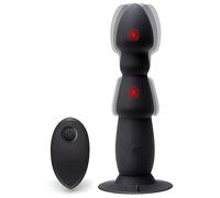 Plug anale Plug anale con telecomando vibrante Per Uomo con plug anale impermeabile ricaricabile G-spot Sex Toys Masturbatore Dildo