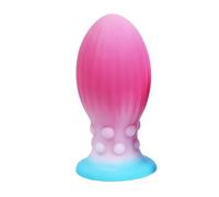 Plug anale Plug anale Dildo Sex Toys Big Buttplug Masturbatori Giocattoli anali Massaggio alla prostata Dildo per adulti Sex Shop S/M/L/XL (Rosa L)