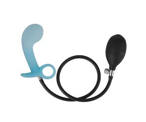 Plug anale Plug anale gonfiabile fosforescente Estensore anale extra-large Giocattolo del sesso Dispositivi di allungamento anale Giocattoli per adulti sexy (blu luminoso)