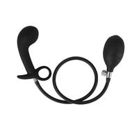 Plug anale Plug anale gonfiabile Plug anale Dilatatore Butt Plug Espansione Massaggiatore anale Pompa anale espandibile Plug anale giocattolo per adulti (nero)