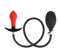 Plug anale Plug anale gonfiato Macchina del sesso Masturbatore del punto G Gel di silice Pompa del dildo Sfera d'acciaio incorporata anale Giocattolo del sesso per adulti per donne