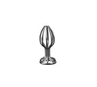 Plug anale Plug anale in acciaio inossidabile Butt plug in metallo G Spot Wand Massager Anal Trainer Massaggiatore prostatico Giochi per adulti Sex Toys (S)