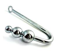 Plug anale Plug anale in acciaio inossidabile Gancio anale plugue anale con tre palle Masturbatore Sex Machine Giocattoli del sesso anale, giocattoli del sesso per adulti Per anal.