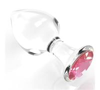 Plug anale Plug anale in cristallo Perline Butt Enema Buttplugs Massaggiatore prostatico Giocattoli per uomini e donne