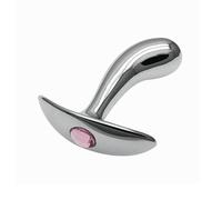 Plug anale Plug anale in metallo Butt plug Espansione anale G Spot Wand Massager Massaggiatore prostatico maschile Sex Toys Coppia Sex Shop(L)