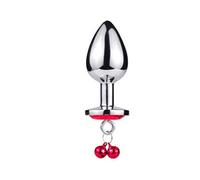 Plug anale Plug anale in metallo con cuore in cristallo con campanelli Buttplug a tocco liscio Palline anali Giocattoli sessuali per uomini Donne Adulti
